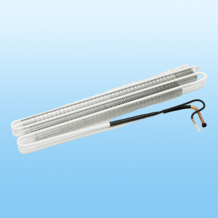 Finned evaporator