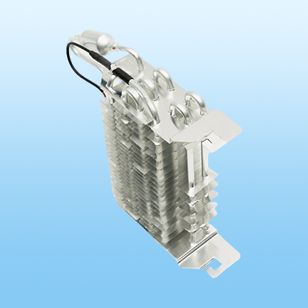 Finned evaporator