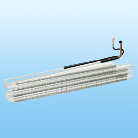 Finned evaporator