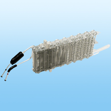 Finned evaporator